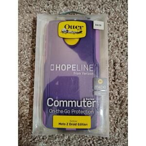 Otterbox Commuter Series Case for Moto Z Droid Edition M4DE  Purple Lilac NEW